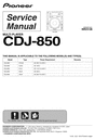 Thumbnail Pioneer CDJ-850 Service Manual Download Thumbnail Pioneer CDJ-850 Service Manual Download
